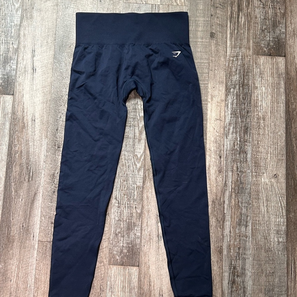 Gymshark Blue Leggings High Waist Seamless